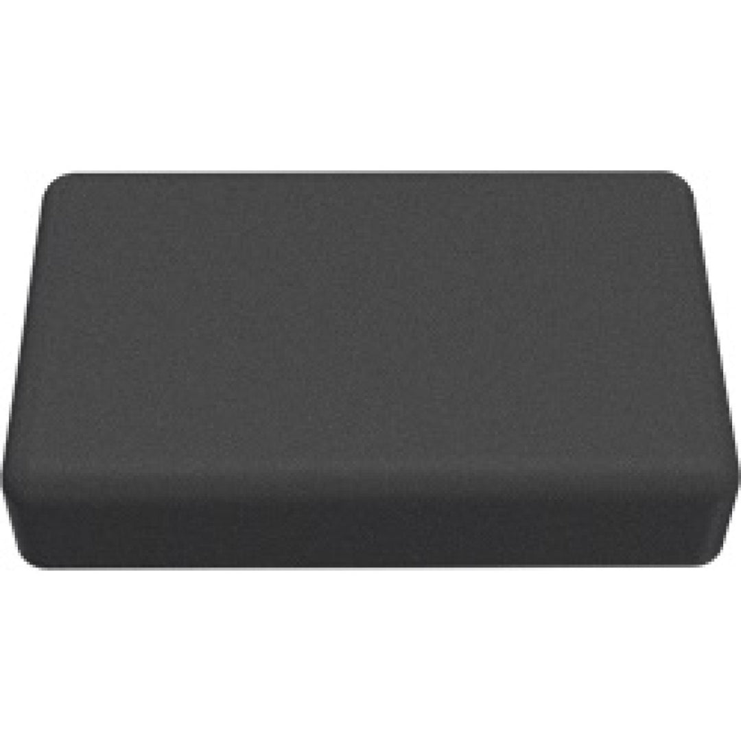 ELLECI QUADRA 350 LGQ35059 Lavello 2 Vasche Sottotop Granitek Antracite G59 cm. 76 x 44