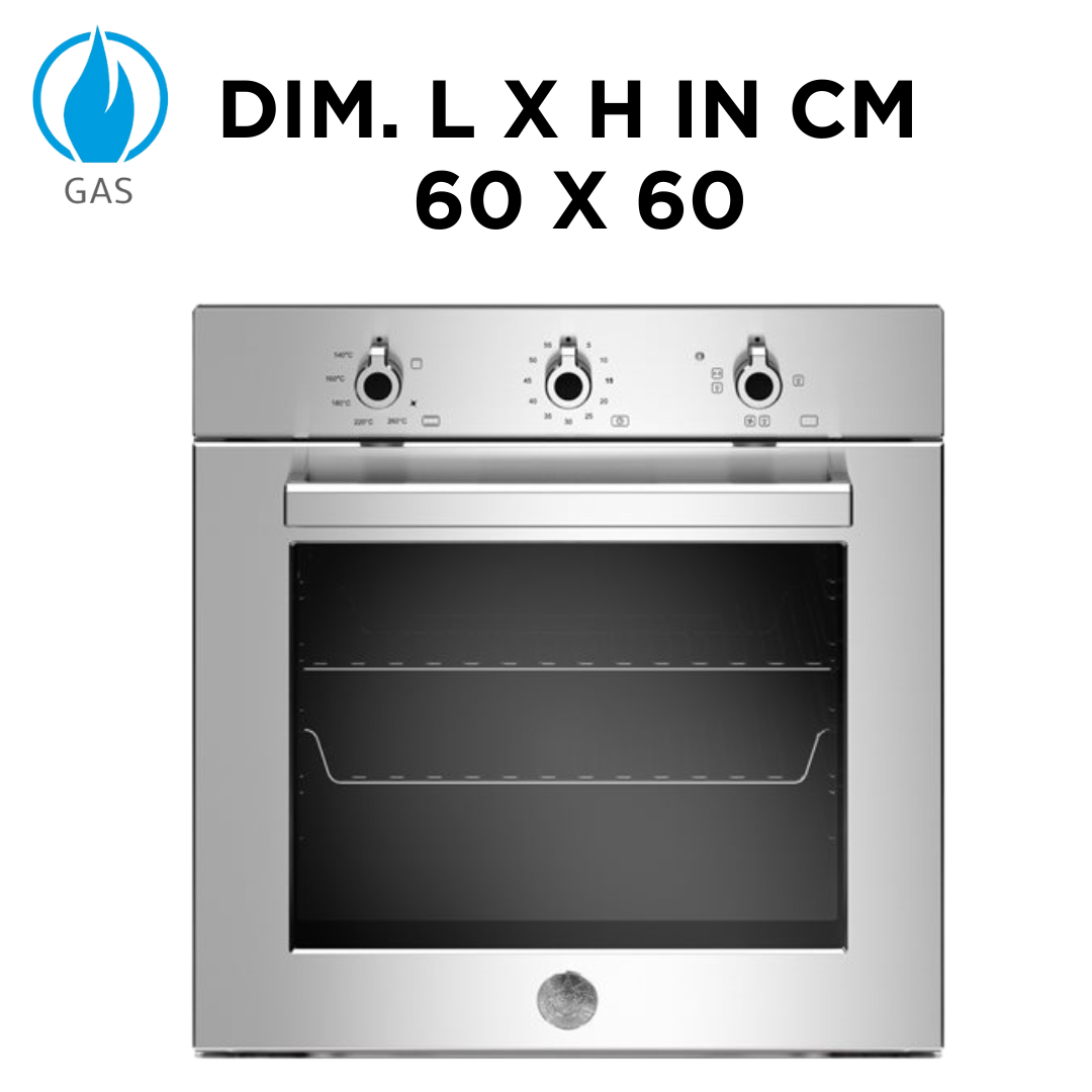 Forni a gas Dim. LxH in cm 60×60