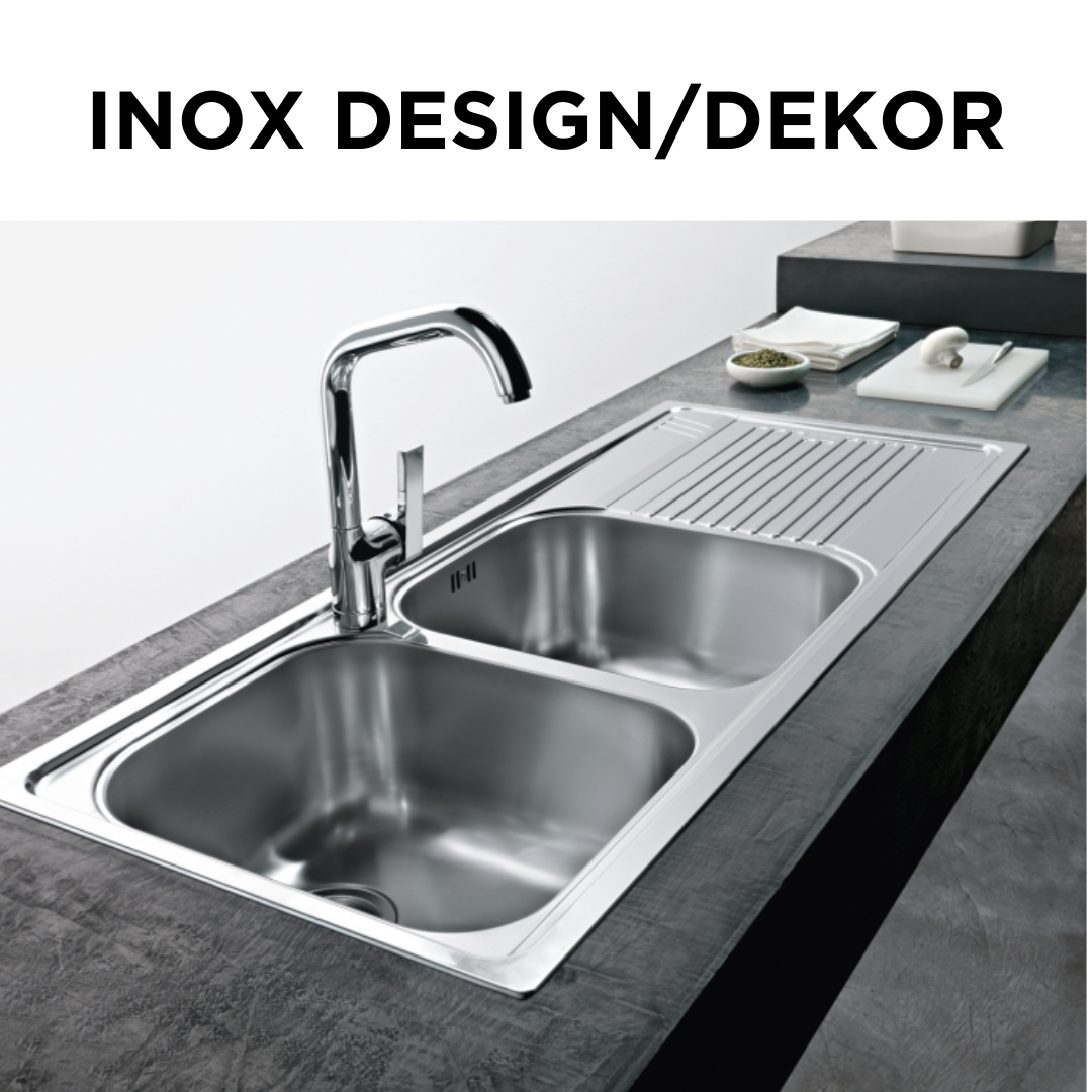 Lavelli inox design/dekor