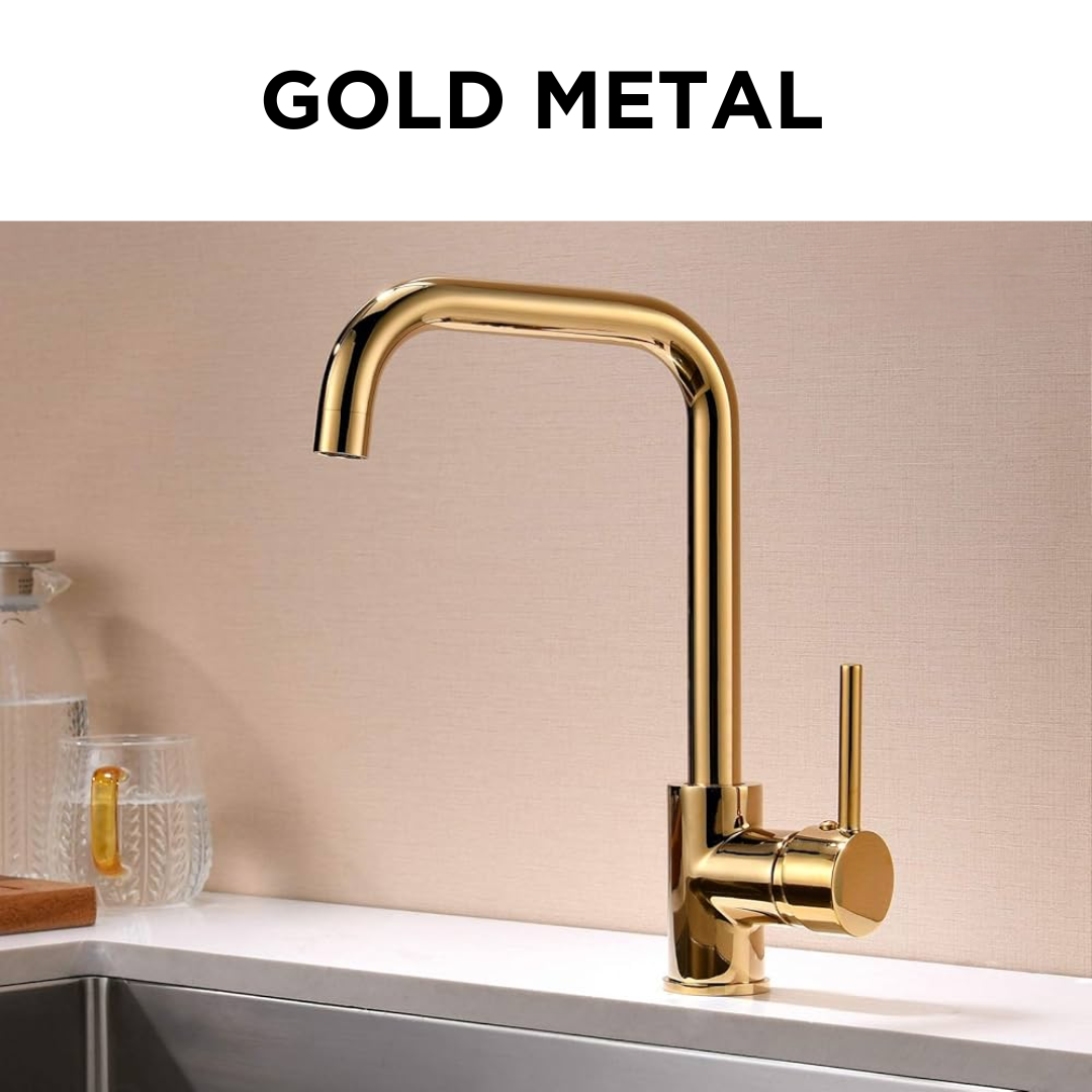 Monocomando gold metal