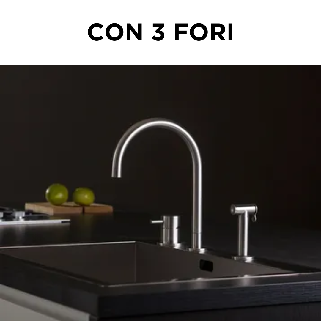 Miscelatori con 3 fori