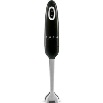 SMEG HBF03BLEU Frullatore a Immersione con Frusta Tritatutto Nero 700W