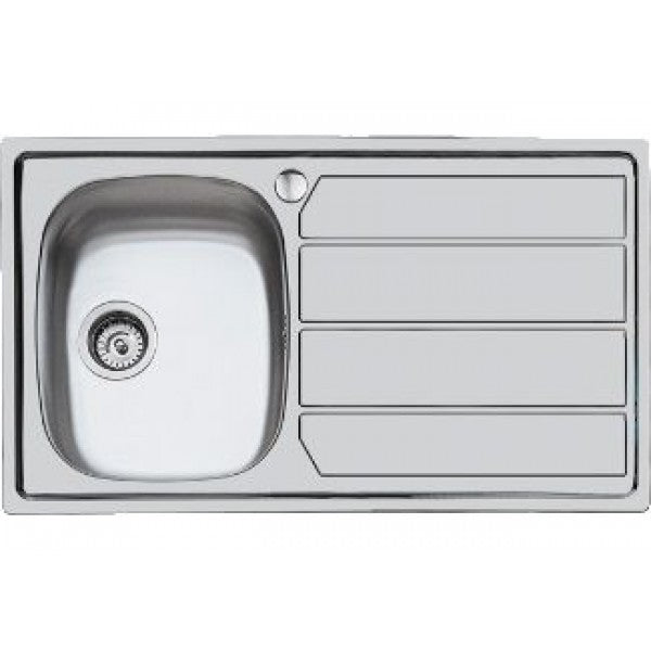 Foster S1000 1186162 Lavello Vasca Sinistra Gocciolatoio Destra Inox 86X50 cm