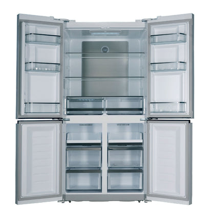 GRF CA91831WG Frigorifero Americano Vetro Bianco 564 L Total No Frost cm 90