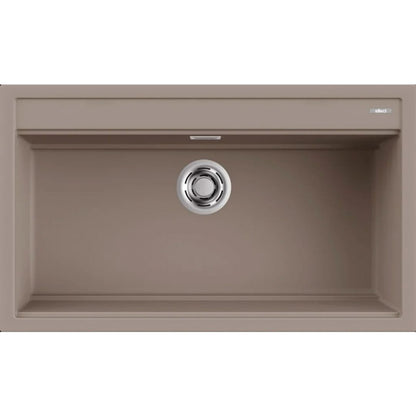 ELLECI BEST 360 LKB36089 Lavello 1 Vasca Sopratop Keratek Tortora cm. 86 x 51
