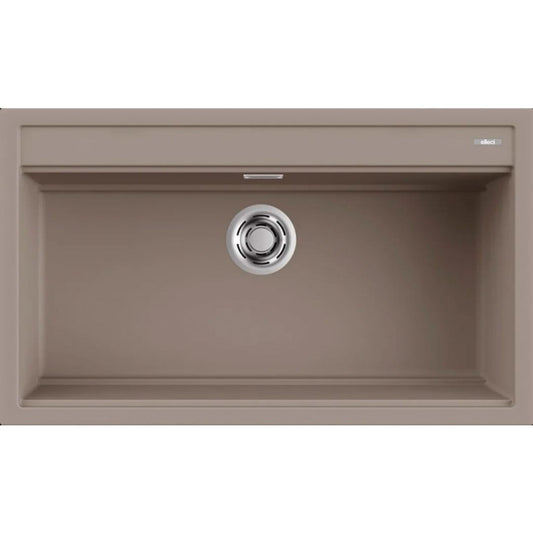 ELLECI BEST 360 LKB36089 Lavello 1 Vasca Sopratop Keratek Tortora cm. 86 x 51