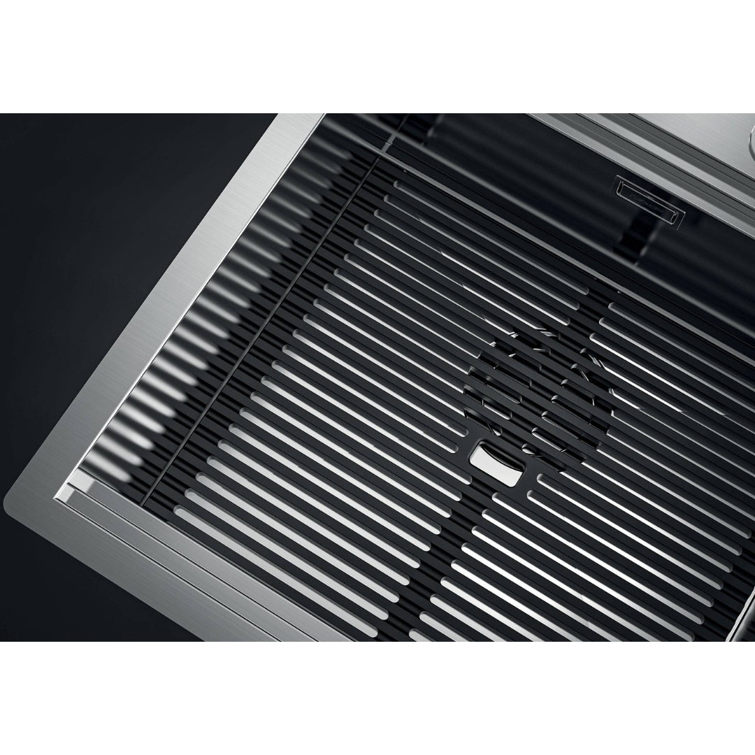 Foster Milanello Workstation 1034050 Lavello 1 Vasca Incasso Filotop Acciaio Inox Spazzolato mm. 806x520
