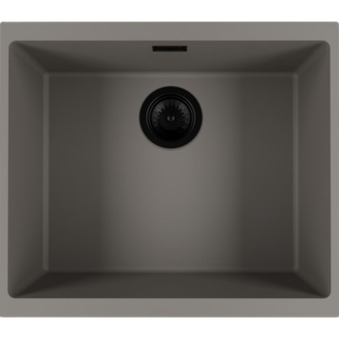FOSTER GRANIT LINE Lavello 1 Vasca Granitek Installazione Sopratop e Sottotop Cemento cm. 53 x 46