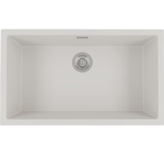 FOSTER GRANIT LINE 1778001 Lavello 1 Vasca Quarzo Bianco Sopratop/Sottotop cm. 78 x 46