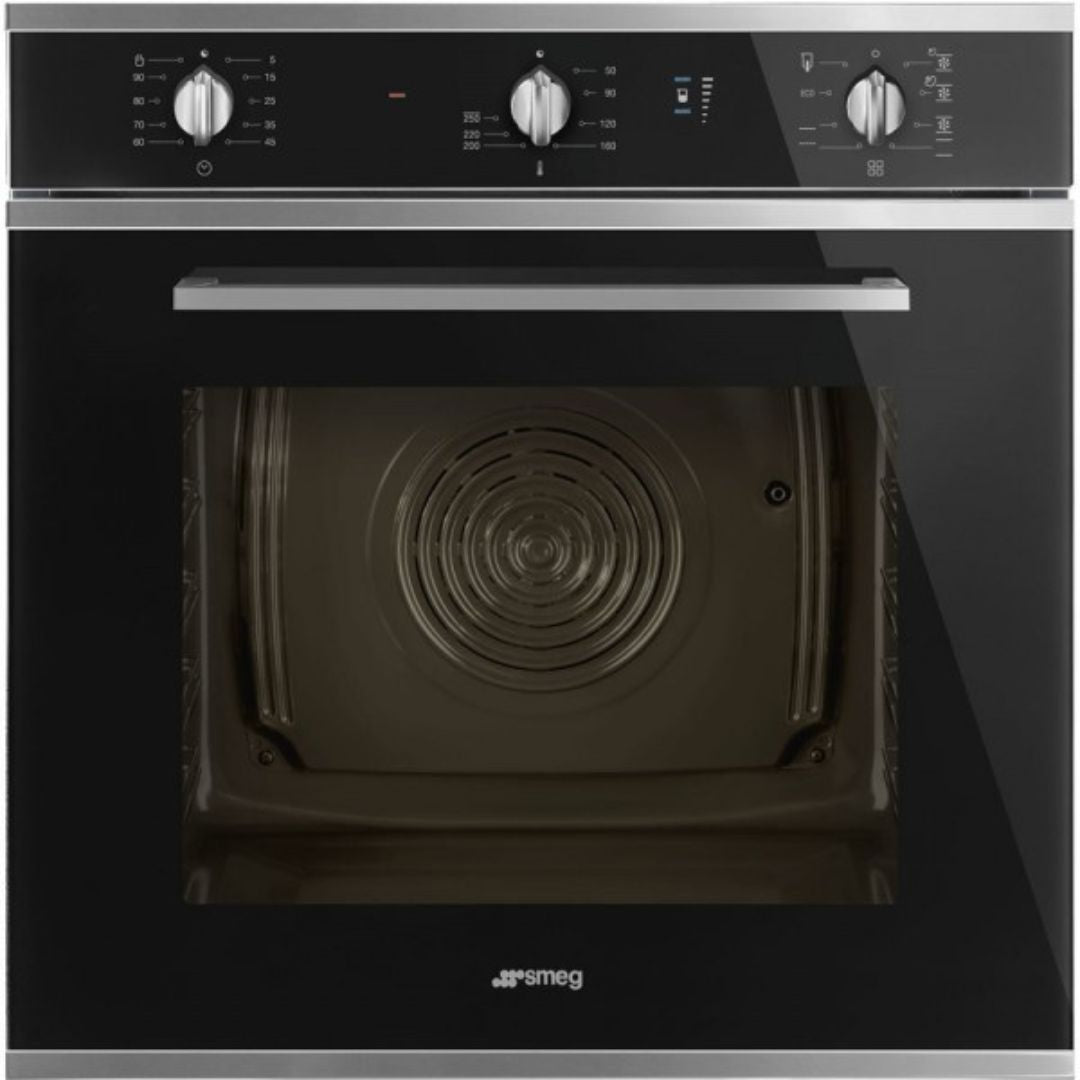 Smeg SO64M3S2N Forno Elettrico Incasso Ventilato Grill Nero 68 lt Classe A cm. 60 x 60