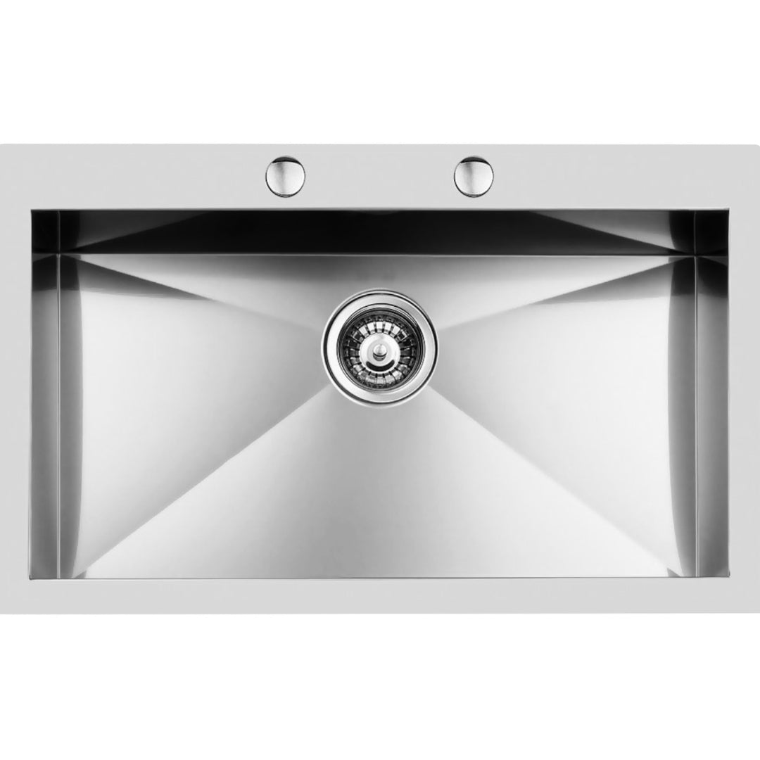 Foster Quadra 1229050 Lavello Incasso Filotop Acciaio Inox Spazzolato 1 Vasca cm. 83 x 50