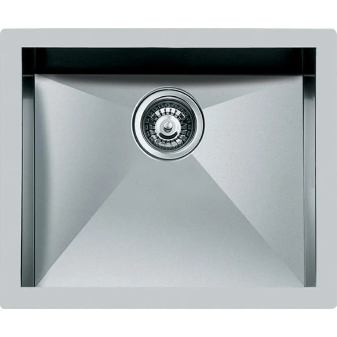 Foster Quadra 1215050 Lavello Incasso Filotop Acciaio Inox Spazzolato 1 Vasca cm. 56 x 46