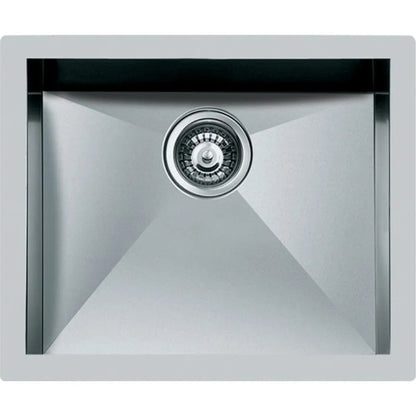 Foster Quadra 1215050 Lavello Incasso Filotop Acciaio Inox Spazzolato 1 Vasca cm. 56 x 46