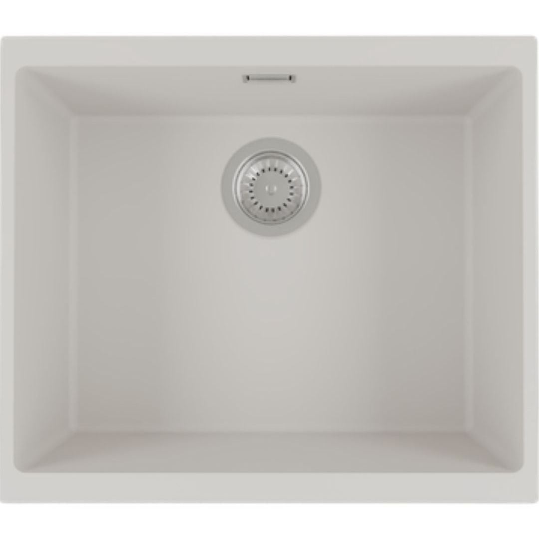 FOSTER GRANIT LINE 1753001 Lavello 1 Vasca in Quarzo Composito Black Sopratop/Sottotop cm. 53 x 46