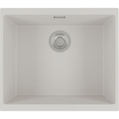 FOSTER GRANIT LINE 1753001 Lavello 1 Vasca in Quarzo Composito Black Sopratop/Sottotop cm. 53 x 46