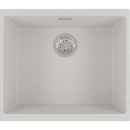 FOSTER GRANIT LINE 1753001 Lavello 1 Vasca in Quarzo Composito Black Sopratop/Sottotop cm. 53 x 46