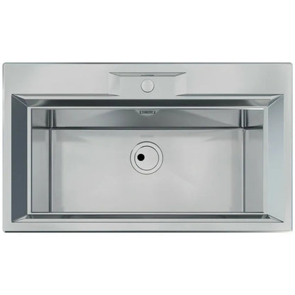 Foster FL 2975060 Lavello Inox Spazzolato 1 Vasca Incasso cm. 86 x 50