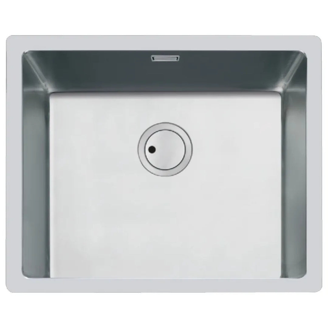 Foster S4001 3355050 Lavello Filotop 1 Vasca Acciaio Inox Spazzolato cm. 54 x 44