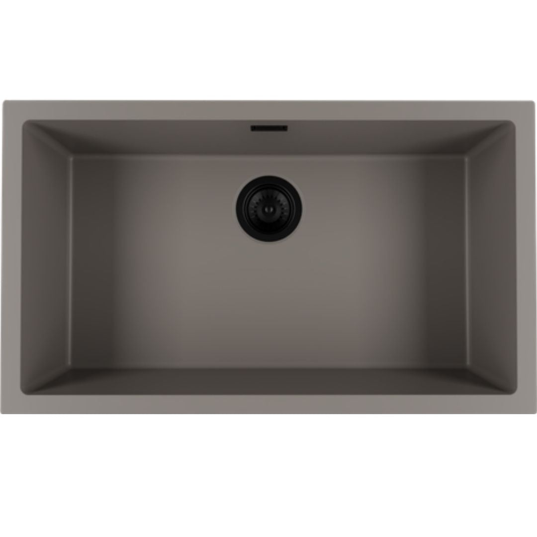 FOSTER GRANIT LINE 1778006 Lavello 1 Vasca Quarzo Composito Cemento cm 78 x 46