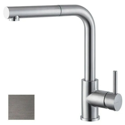 NEWFORM REAL 63425X/50.050 Miscelatore Cucina Inox Doccia Estraibile Bocca Girevole