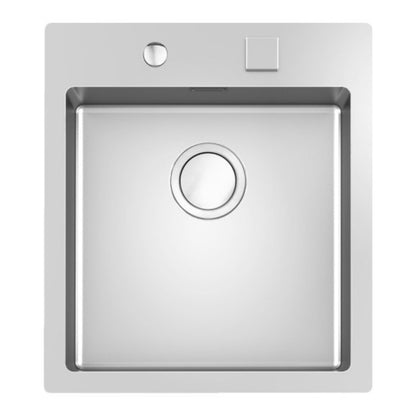 Foster S4001 3363050 Lavello da Incasso Sopratop - Filotop 1 Vasca Acciaio Inox mm. 460 x 520