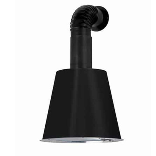 ELLECI KGPURO40M Urban Cappa Cucina Aspirante a Parete Larghezza Ø 45 cm Nero