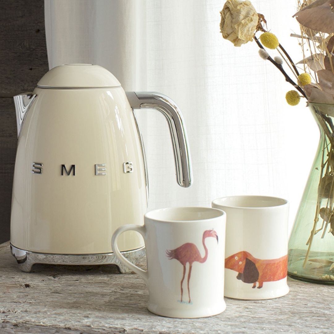 Smeg Ped KLF03PKEU Bollitore Elettrico 2400W 1,7Lt 50' Style Rosa