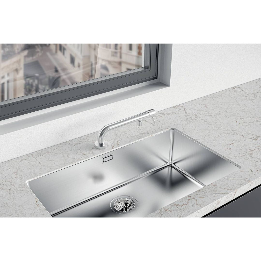 Foster Margot Gun Metal 8524006 Miscelatore Cucina Sottofinestra 360° Canna Girevole e Doccia Estraibile