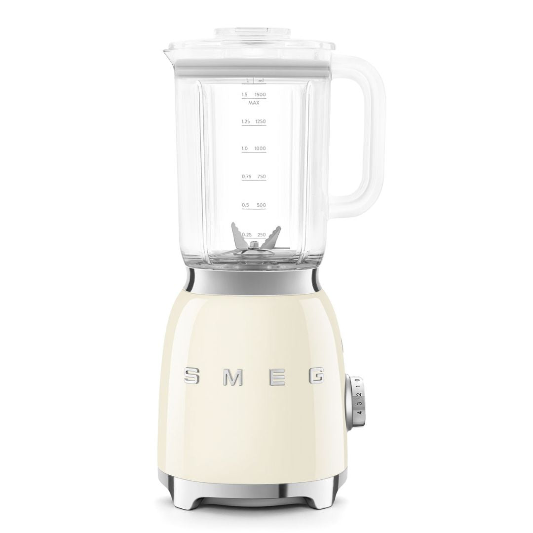 SMEG BLF03CREU Frullatore da Tavolo 1,5 L Panna 4 Velocità Tritaghiaccio 800W