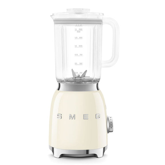 SMEG BLF03CREU Frullatore da Tavolo 1,5 L Panna 4 Velocità Tritaghiaccio 800W