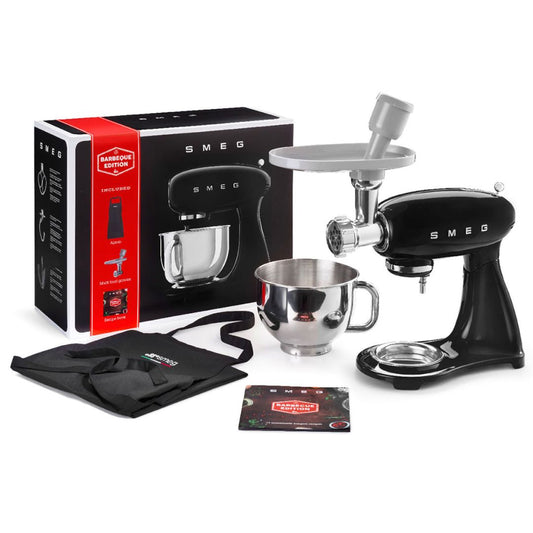SMEG SMF23BLIT Impastatrice Planetaria Nero 800W 10 Velocità Accessori Inclusi