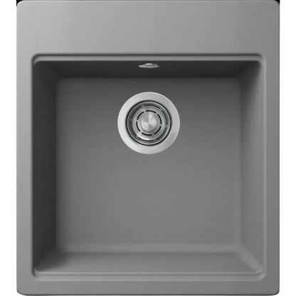 Elleci Time 102 LG210248 Lavello da Incasso Sopratop Monovasca Granitek Cemento cm. 45 X 51