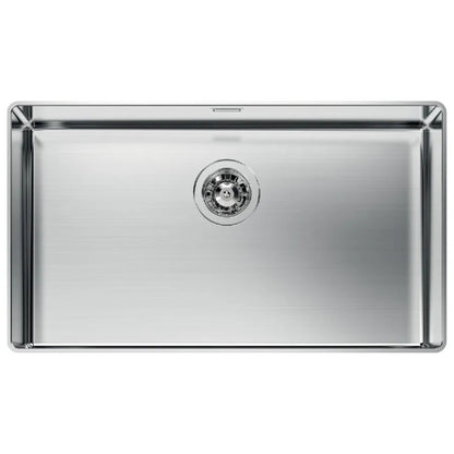 Foster Phantom 4371001 Lavello 1 Vasca Incasso Filotop Acciaio Inox Spazzolato cm. 72 x 41