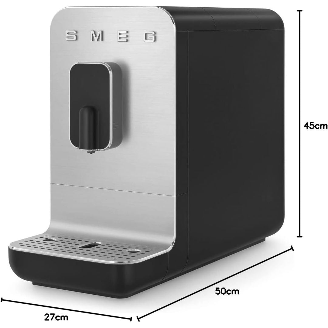 SMEG BCC11BLMEU Macchina Caffè Automatica Espresso Nero Macina Caffè Integrato