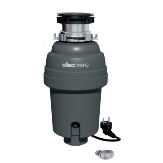 ELLECI ZERO TDZ060GR Dissipatore Tritarifiuti 0,46 kW Ultra Silenzioso 860 ml