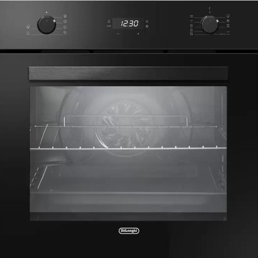 DE LONGHI DLP9LN Forno Elettrico Ventilato Incasso Nero 70 Lt Classe A cm. 60 x 60