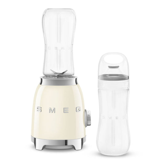 SMEG PBF01CREU Frullatore Multifunzione da Tavola 300W 50' Style 2 Velocità Crema