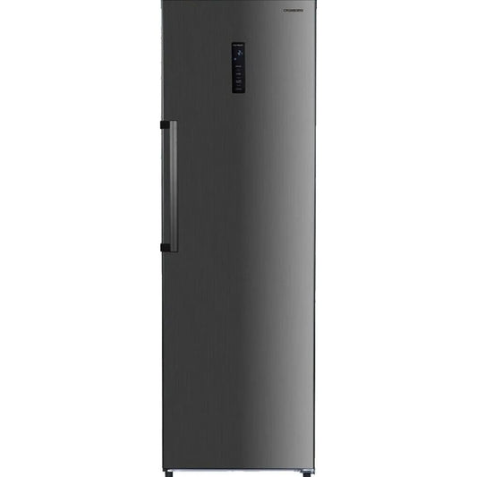 CROMBERG HRH1P47BX Frigorifero Americano Monoporta No Frost 359 L Nero Inox Classe E Display LED Invertercm. 60 x 185