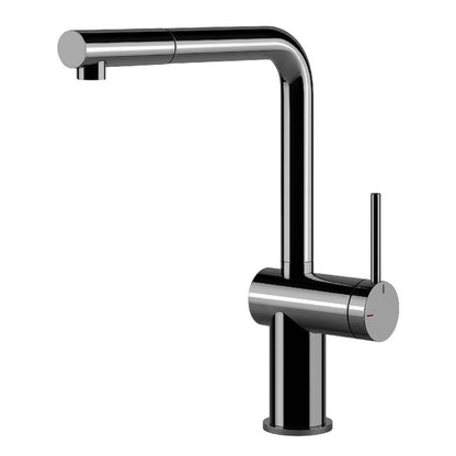FOSTER IOTA 8426106 Miscelatore Cucina con Canna Girevole ed Estraibile Gun Metal PVD