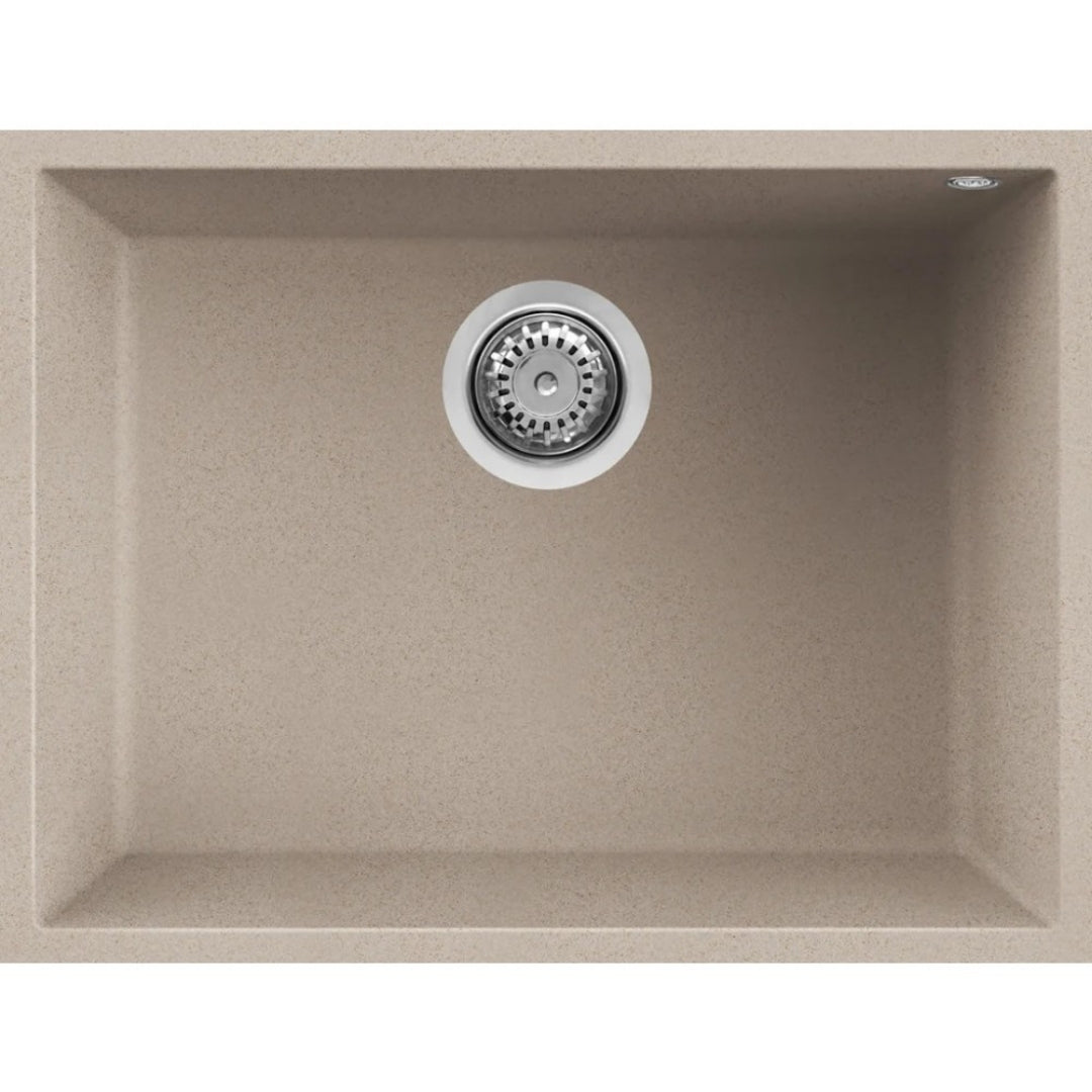 Elleci LGQ11051BSO Lavello Incasso Sottotop Quadra 1 Vasca Avena cm. 58x44