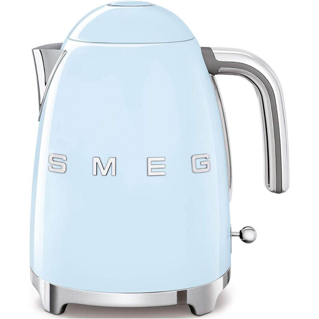 SMEG KLF03PBEU Bollitore Elettrico Azzurro Estetica 50’s Style Capacità 1,7 L