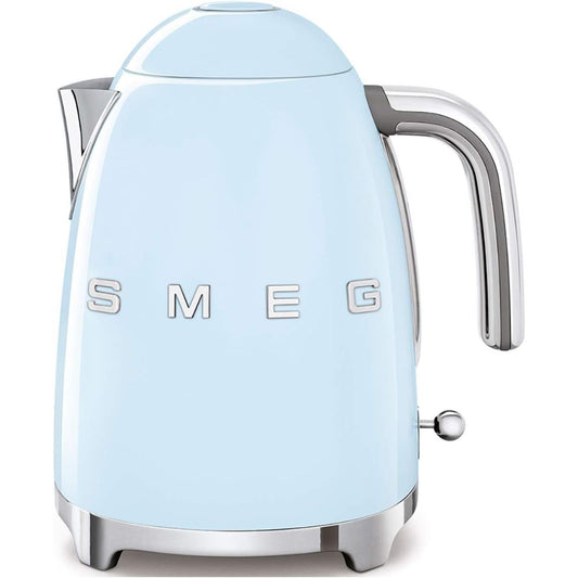 SMEG KLF03PBEU Bollitore Elettrico Azzurro Estetica 50’s Style Capacità 1,7 L