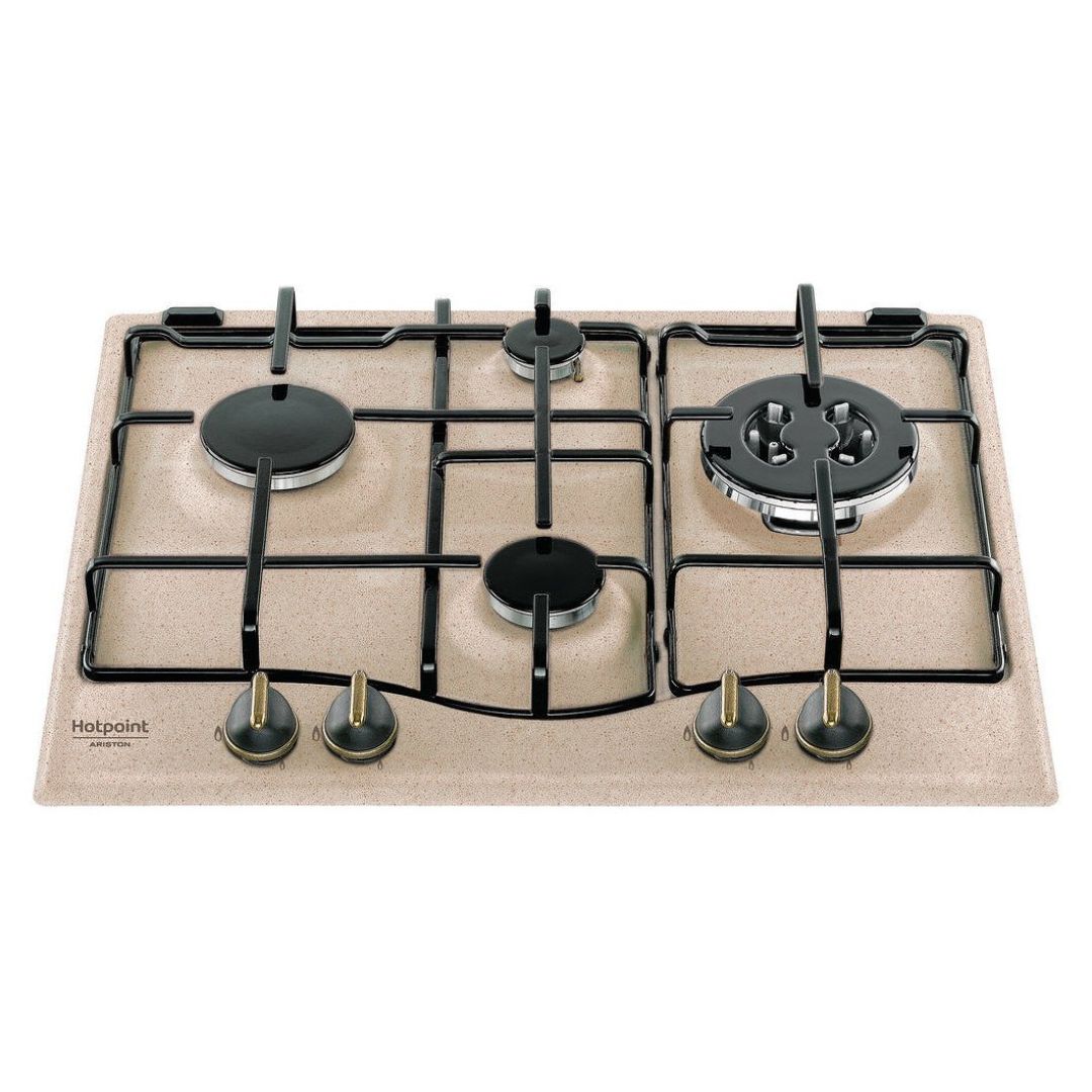 Hotpoint Ariston PCN640TAVR Piano Cottura a Gas Avena 4 Fuochi cm. 60 x 51