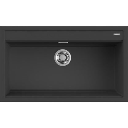 ELLECI BEST 360 LGB36059 Lavello da Incasso 1 Vasca Monovasca Sopratop Granitek Antracite cm. 86 x 51