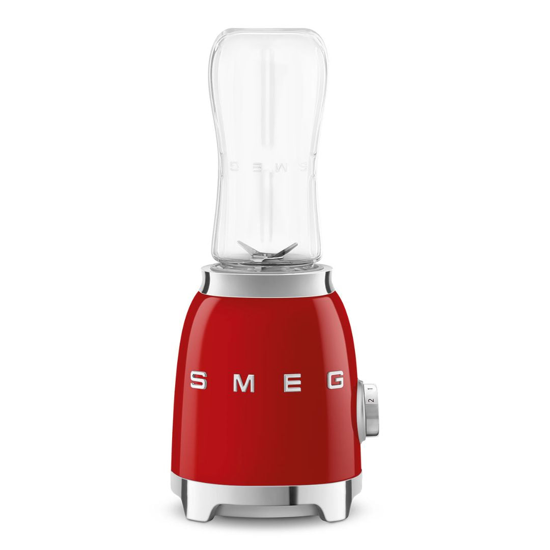 SMEG PED PBF01RDEU Frullatore Compatto Multifunzione 300W Rosso 2 Velocità 50'S Style