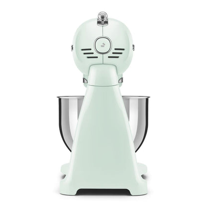 SMEG SMF03PGEU Impastatrice Planetaria 800W Verde 4,8L 10 Velocità 50's Style