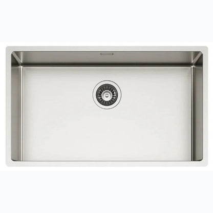 ELLECI LIE650SAC ESPRIT 700 Lavello Monovasca Inox Flat Filotop Sottotop cm. 74 x 44