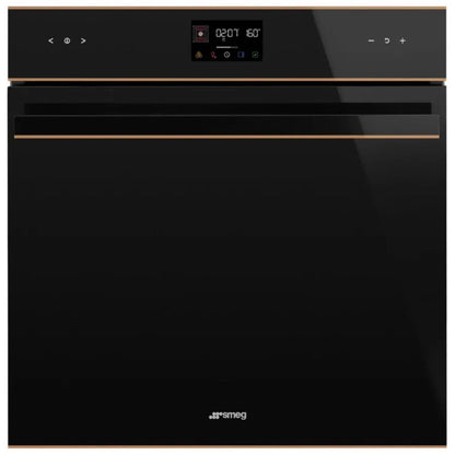 SMEG SOP6602TNR Galileo Forno Elettrico Pirolitico da Incasso Nero Pizza 68 Lt. cm. 60 x 60