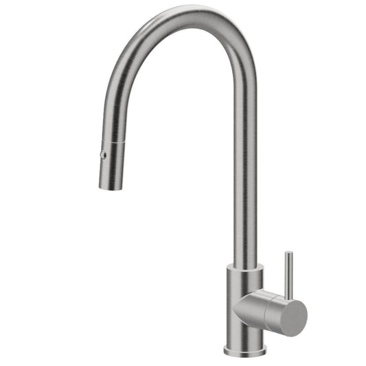 NEWFORM 63435X.50.050 Miscelatore Cucina Acciaio Inox con Doccia Estraibile Canna Girevole