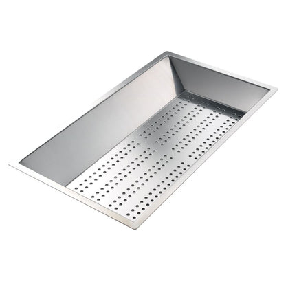 Foster 8156000 Vaschetta per Lavello Scolapasta Forata Inox cm 21,5x40